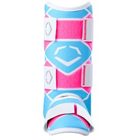 Evoshield Youth SRZ-2 Batters Leg Guard, Pink/Blue