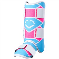 Evoshield Youth SRZ-2 Batters Leg Guard, Pink/Blue