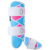 Evoshield Youth SRZ-2 Batters Leg Guard, Pink/Blue