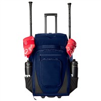 Evoshield Takeover Utility Wheeled Bat Bag, Navy