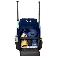 Evoshield Takeover Utility Wheeled Bat Bag, Navy