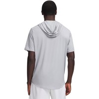 Under Armour Mens Utility Lightweight Short Sleeve Hoodie, Grey