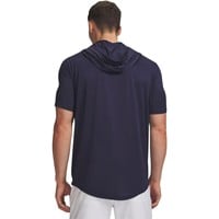 Under Armour Mens Utility Lightweight Short Sleeve Hoodie, Navy
