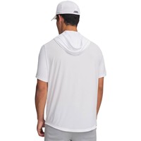 Under Armour Mens Utility Lightweight Short Sleeve Hoodie, White