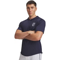 Under Armour Mens Utility Lightweight Short Sleeve Hoodie, Navy