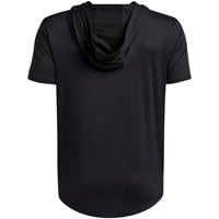 Under Armour Boys Utility Lightweight Short Sleeve Hoodie, Black