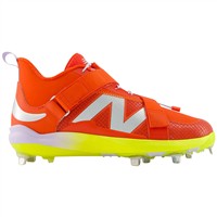 New Balance Mens Lindor V2 Metal Cleats, Red