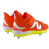 New Balance Mens Lindor V2 Metal Cleats, Red