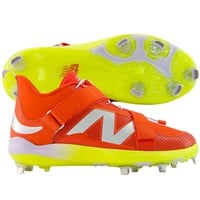 New Balance Mens Lindor V2 Metal Cleats, Red