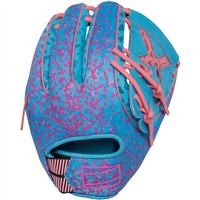 Rawlings REV1X 11.75in Baseball Glove (REV205-9XCBP), Blue/Pink