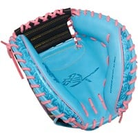 Rawlings REV1X 34in Baseball Catchers Glove (REVCB43-2CBP), Blue/Black
