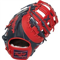 Rawlings Pro Preferred Vladimir Guerrero Jr Gameday 13in 1st Base Baseball Glove, Navy/Scarlet