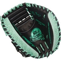 Rawlings Pro Preferred 33in Baseball Catchers Glove (PROSCM33-23BM), Black/Light Green