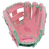 Rawlings Heart of the Hide 11.75in Baseball Glove (PROR205-1PM), Pink/Green