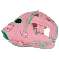 Rawlings Heart of the Hide 11.75in Baseball Glove (PROR205-1PM), Pink/Green