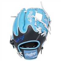 Rawlings Heart of the Hide 11.75in Baseball Glove (PROR205W-2CB), Blue/Black