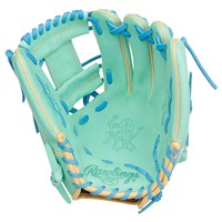 Rawlings Heart of the Hide 11.75in Baseball Glove (PROR2175-2M), Green/Blue