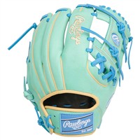 Rawlings Heart of the Hide 11.75in Baseball Glove (PROR2175-2M), Green/Blue