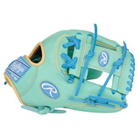 Rawlings Heart of the Hide 11.75in Baseball Glove (PROR2175-2M), Green/Blue