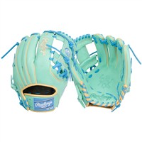 Rawlings Heart of the Hide 11.75in Baseball Glove (PROR2175-2M), Green/Blue