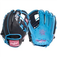 Rawlings Heart of the Hide 11.75in Baseball Glove (PROR205-2CBN), Blue/Navy