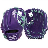 Rawlings Heart of the Hide 11.5in Baseball Glove (PROR204-2XPU), Purple