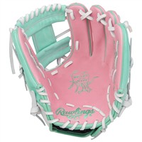 Rawlings Heart of the Hide 11.5in Baseball Glove (PROR204W-2PW), Pink/White