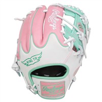 Rawlings Heart of the Hide 11.5in Baseball Glove (PROR204W-2PW), Pink/White