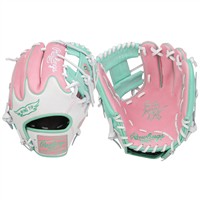 Rawlings Heart of the Hide 11.5in Baseball Glove (PROR204W-2PW), Pink/White