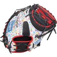 Rawlings Heart of the Hide 33.5in Catchers Baseball Glove (PRORCM335-23B), Black/Multi