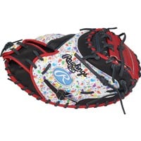 Rawlings Heart of the Hide 33.5in Catchers Baseball Glove (PRORCM335-23B), Black/Multi