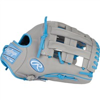 Rawlings NXT Series Contour Fit 12.25in Baseball Glove (NXT207U-6G), Grey/Blue