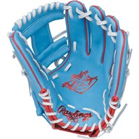 Rawlings NXT Series Contour Fit 11.75in Baseball Glove (NXT205U-2CB), Blue/Red