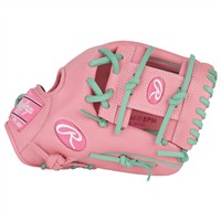 Rawlings NXT Series Contour Fit 11.5in Baseball Glove (NXT204U-2PMB), Pink/Green