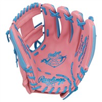 Rawlings NXT Series Contour Fit 11.5in Baseball Glove (NXT314U-2PCB), Pink/Blue