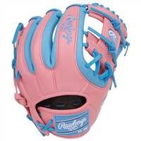 Rawlings NXT Series Contour Fit 11.5in Baseball Glove (NXT314U-2PCB), Pink/Blue