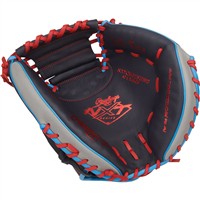 Rawlings NXT Series Contour Fit 32.5in Catchers Baseball Glove (NXTCM325UNG, Navy/Grey