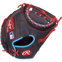 Rawlings NXT Series Contour Fit 32.5in Catchers Baseball Glove (NXTCM325UNG, Navy/Grey