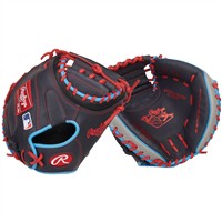 Rawlings NXT Series Contour Fit 32.5in Catchers Baseball Glove (NXTCM325UNG, Navy/Grey