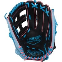 Rawlings R9 Series 12.75in Baseball Glove (R93029-6BP), Black/Blue