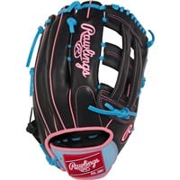 Rawlings R9 Series 12.75in Baseball Glove (R93029-6BP), Black/Blue