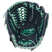 Rawlings R9 Series 11.75in Baseball Glove (R9205-4N), Navy/Green