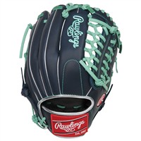 Rawlings R9 Series 11.75in Baseball Glove (R9205-4N), Navy/Green