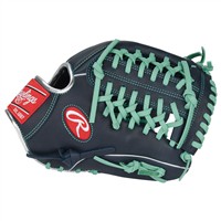 Rawlings R9 Series 11.75in Baseball Glove (R9205-4N), Navy/Green