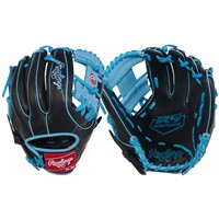 Rawlings R9 Series 11.5in Baseball Glove (R9314-2BCB), Black/Blue