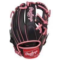 Rawlings R9 Series 11.5in Baseball Glove (R9204-2BP), Black/Pink
