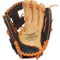 Rawlings Youth Select Pro Lite Jackson Holiday 11.25in Baseball Glove, Camel/Black