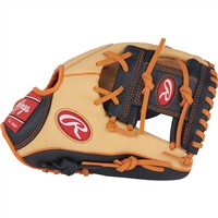 Rawlings Youth Select Pro Lite Jackson Holiday 11.25in Baseball Glove, Camel/Black