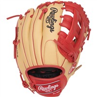 Rawlings Youth Select Pro Lite Corbin Carroll 11in Baseball Glove, Camel/Red