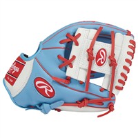 Rawlings Youth Select Pro Lite Carlos Carrea 10.5in Baseball Glove, Blue/White